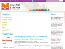 Tablet Screenshot of murrysvillelibrary.org